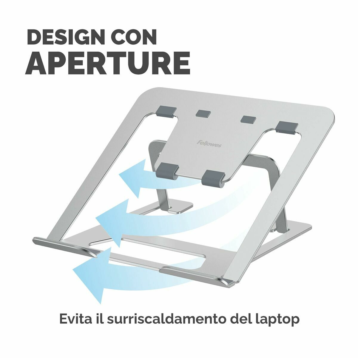 Soporte para Portátil Plegable y Regulable Fellowes Alumia