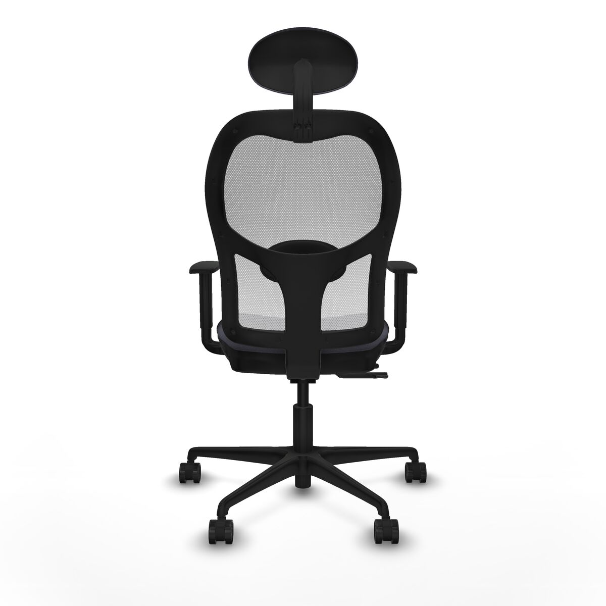 Silla de Oficina con Cabecero Jorquera Piqueras y Crespo 1D036N1 Gris oscuro