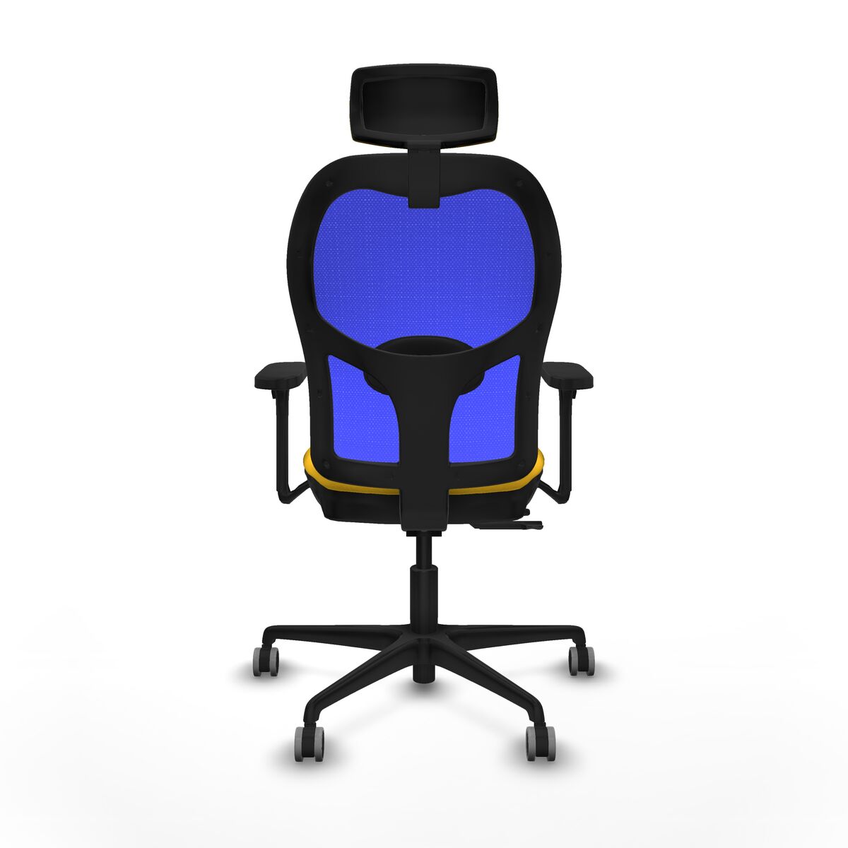 Silla de Oficina con Cabecero Jorquera Piqueras y Crespo 3D036G2 Amarillo