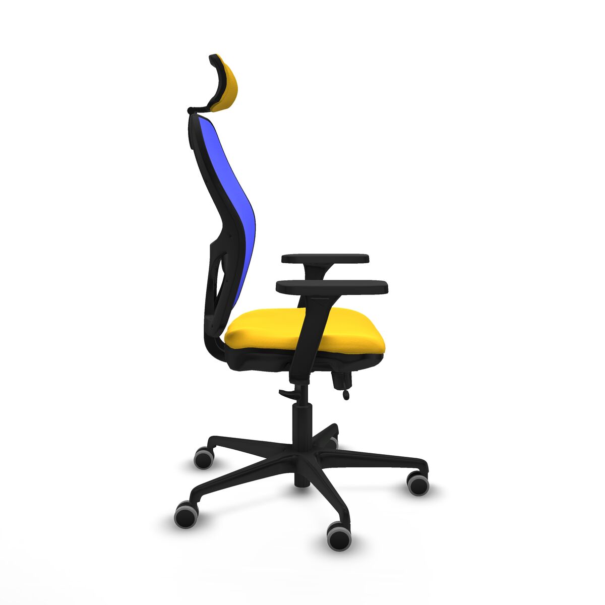 Silla de Oficina con Cabecero Jorquera Piqueras y Crespo 3D036G2 Amarillo