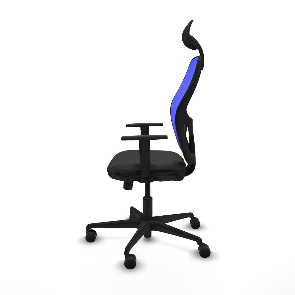 Silla de Oficina con Cabecero Jorquera Piqueras y Crespo 1D036N1 Negro