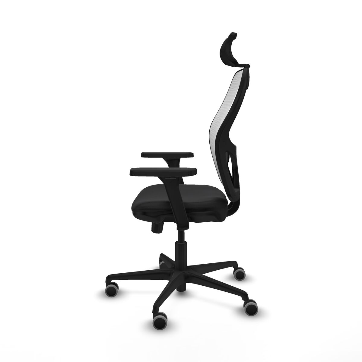 Silla de Oficina con Cabecero Jorquera Piqueras y Crespo 3D036G2 Negro