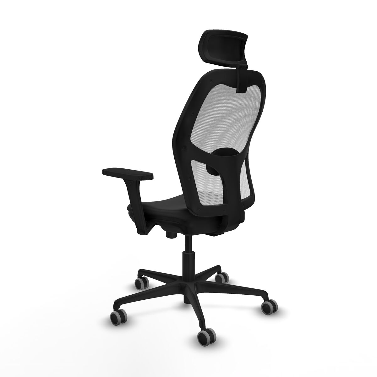 Silla de Oficina con Cabecero Jorquera Piqueras y Crespo 3D036G2 Negro