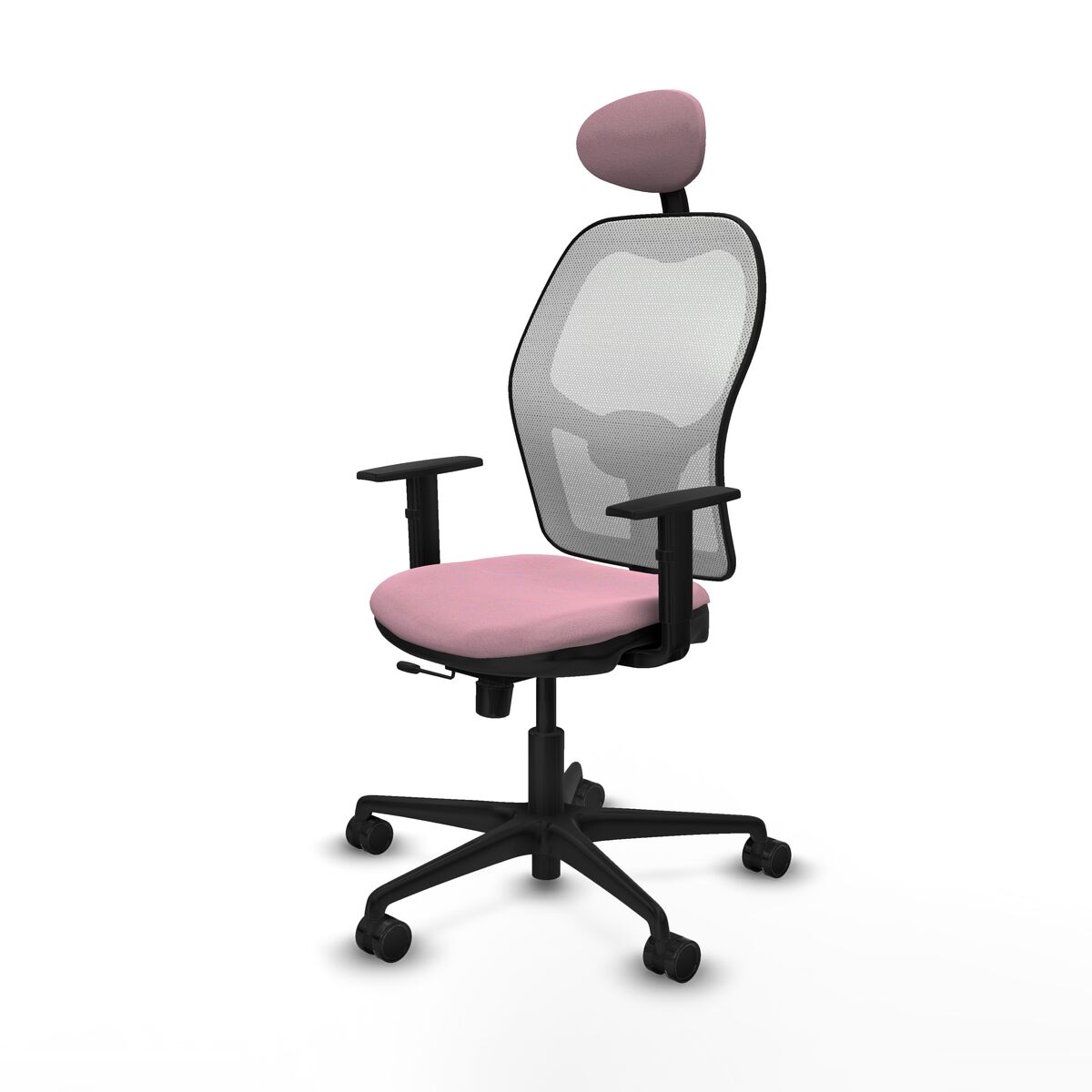 Silla de Oficina con Cabecero Jorquera Piqueras y Crespo 1D036N1 Rosa