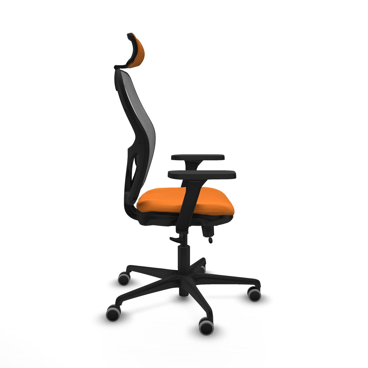 Silla de Oficina con Cabecero Jorquera Piqueras y Crespo 3D036G2 Naranja