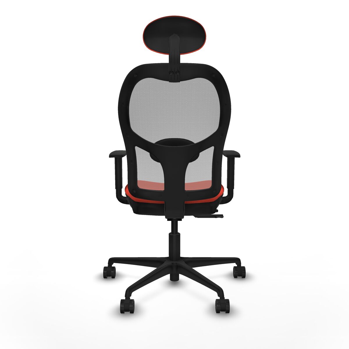 Silla de Oficina con Cabecero Jorquera Piqueras y Crespo 1D036N1 Naranja Oscuro