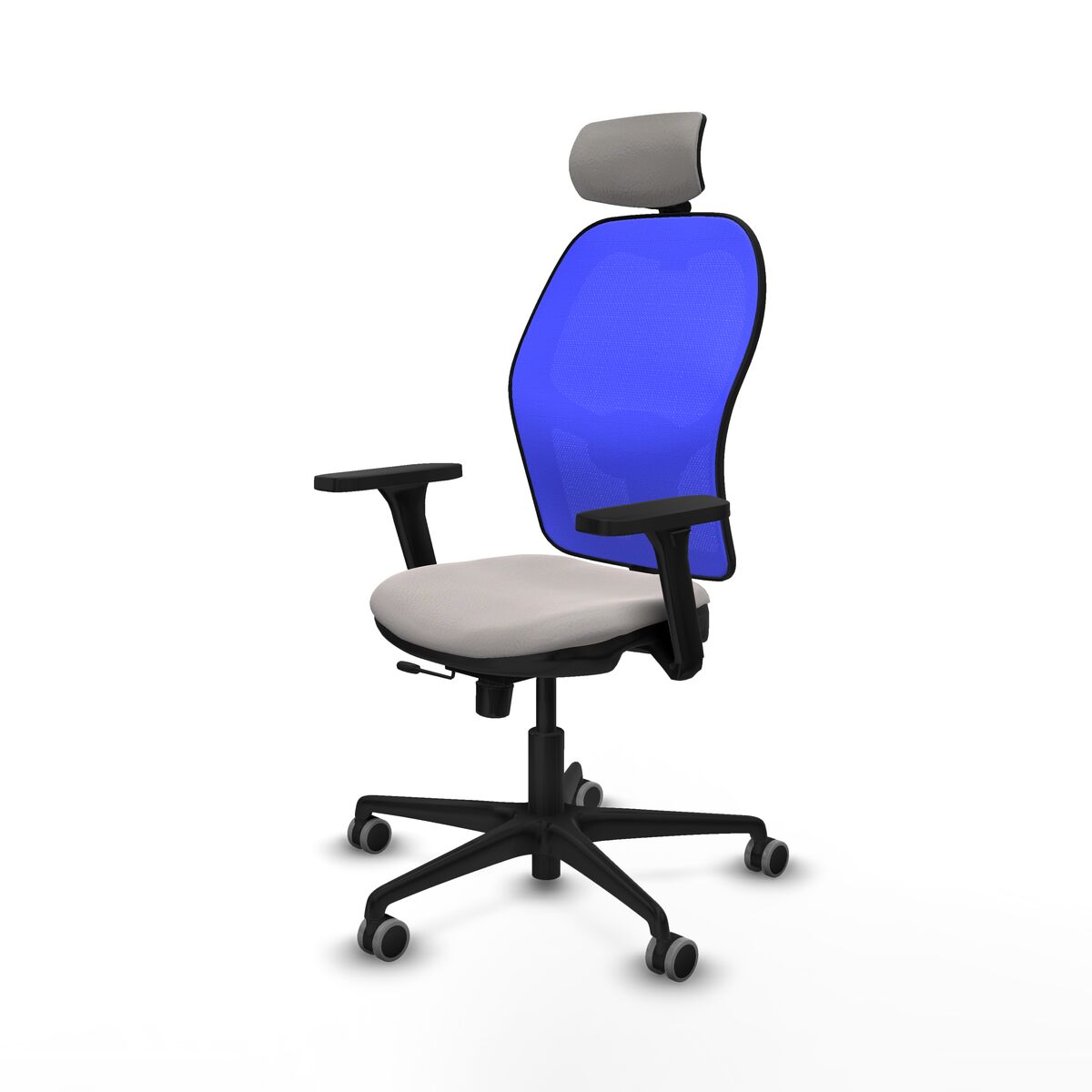 Silla de Oficina con Cabecero Jorquera Piqueras y Crespo 3D036G2 Blanco