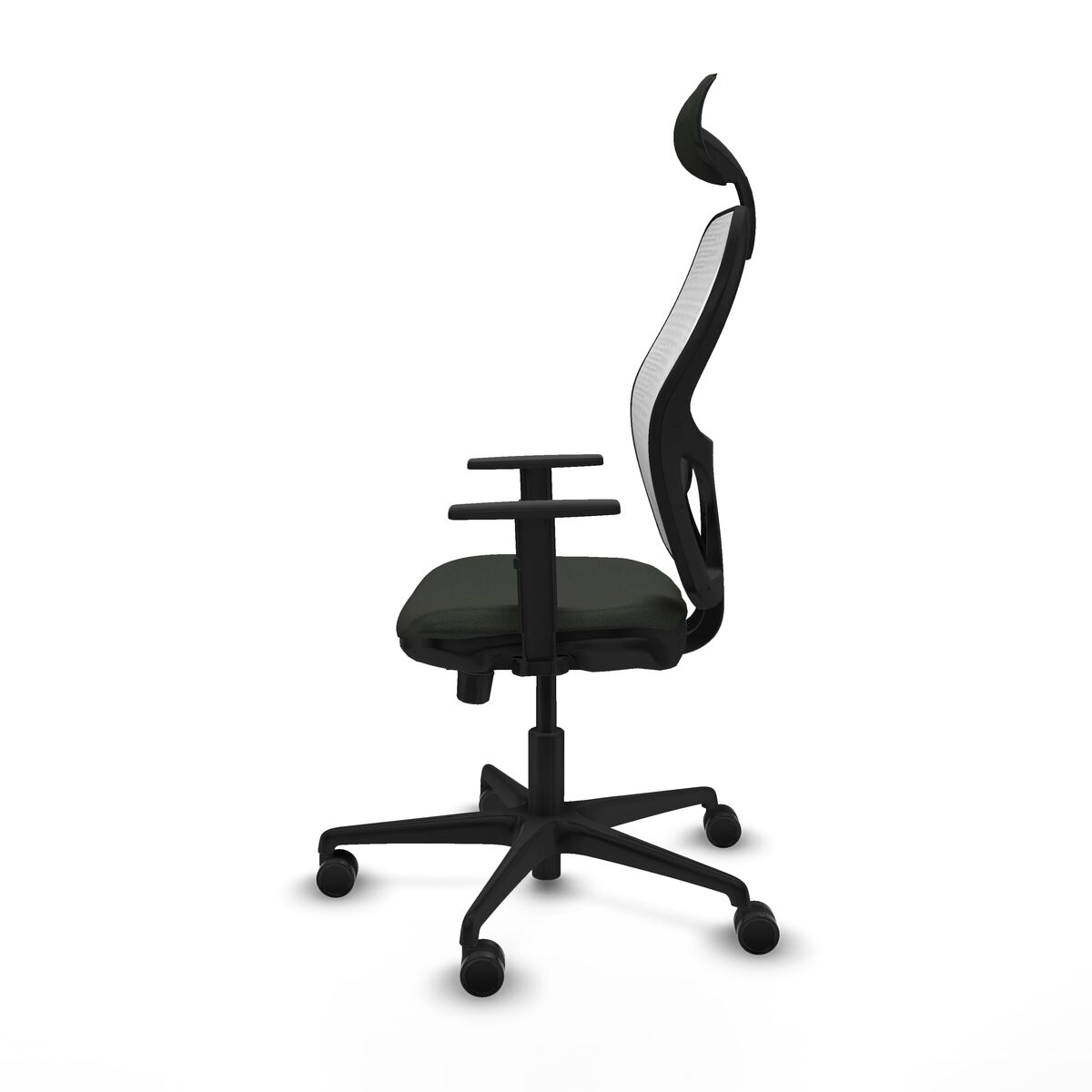 Silla de Oficina con Cabecero Jorquera Piqueras y Crespo 1D036N1 Negro