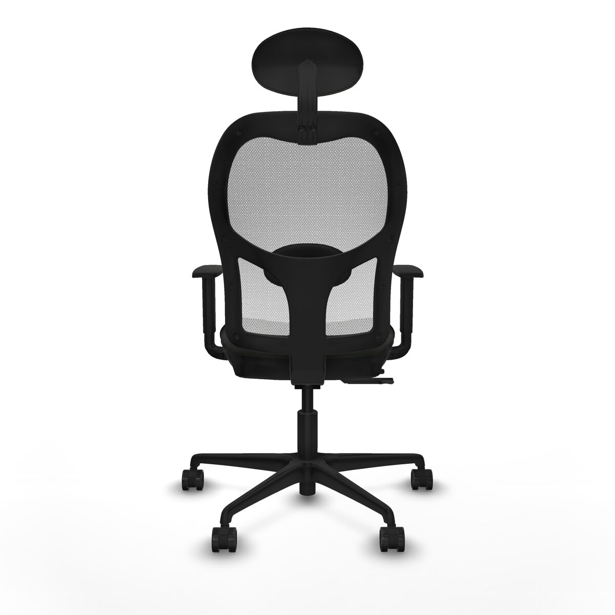 Silla de Oficina con Cabecero Jorquera Piqueras y Crespo 1D036N1 Negro