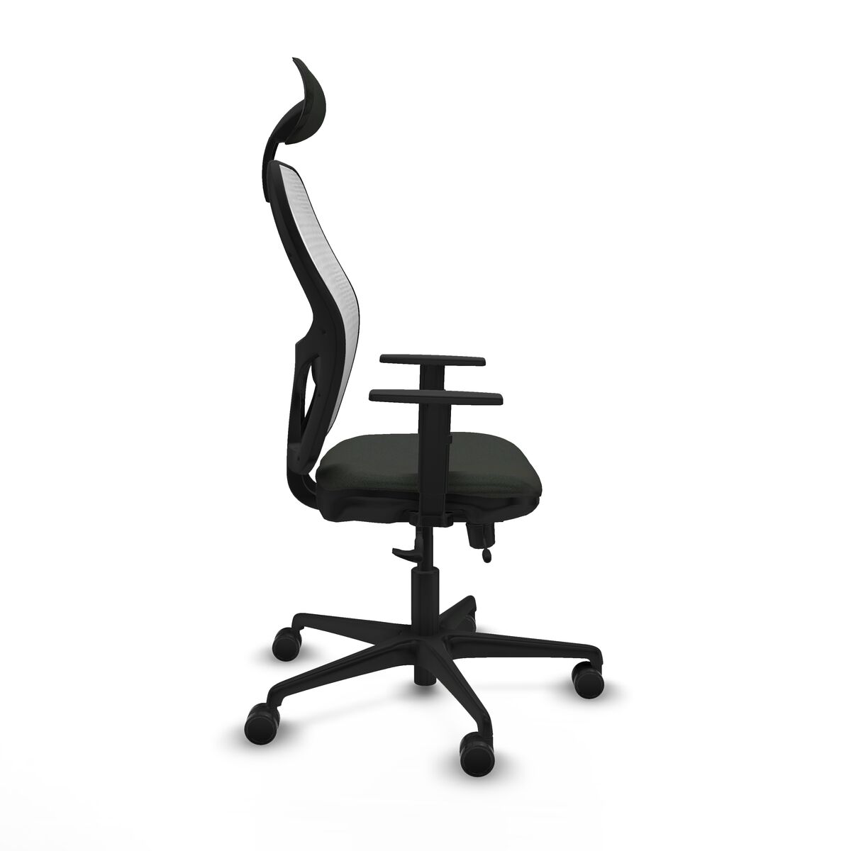 Silla de Oficina con Cabecero Jorquera Piqueras y Crespo 1D036N1 Negro