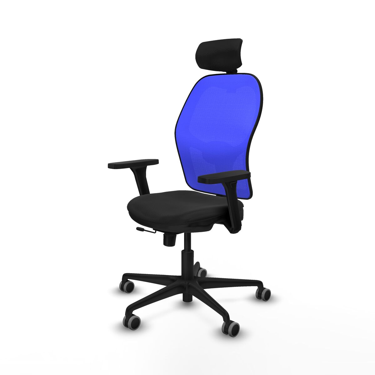 Silla de Oficina con Cabecero Jorquera Piqueras y Crespo 3D036G2 Negro