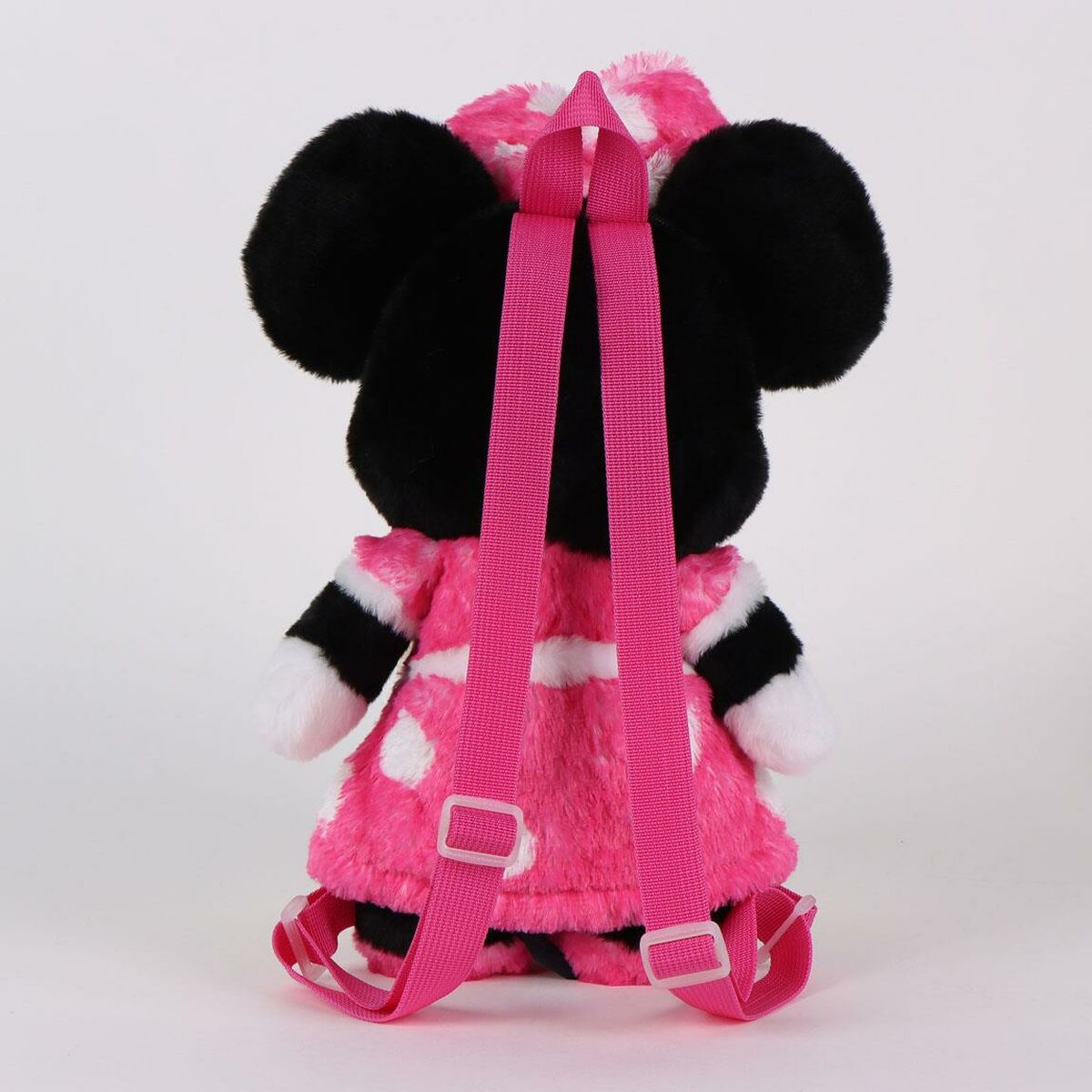Mochila Infantil 3D Minnie Mouse Fucsia 17 x 30 x 11 cm