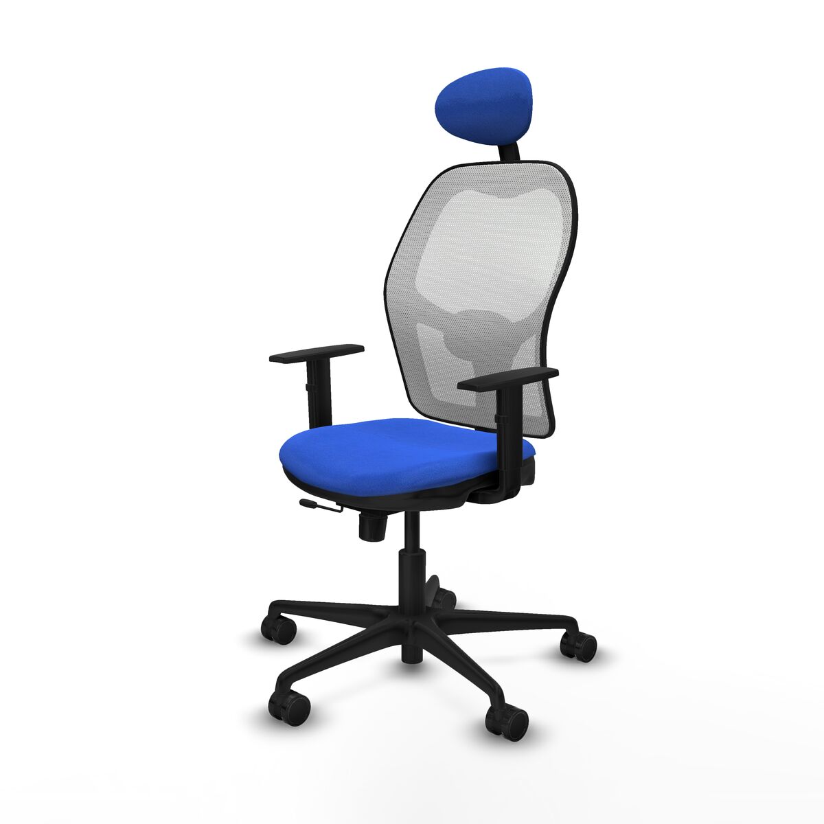 Silla de Oficina con Cabecero Jorquera Piqueras y Crespo 1D036N1 Azul