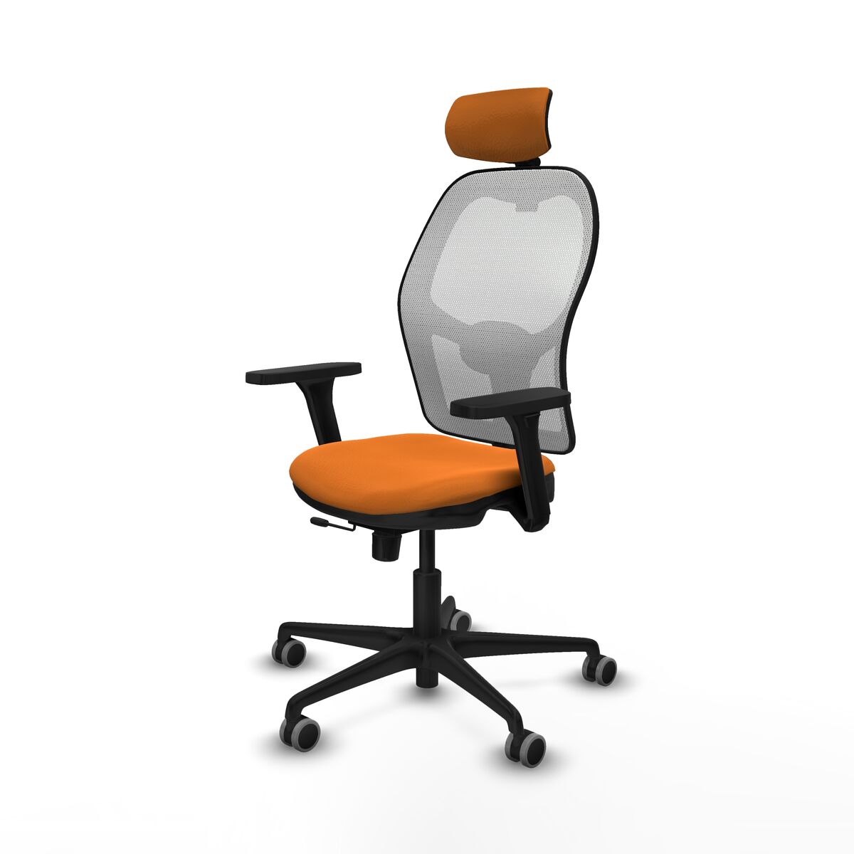 Silla de Oficina con Cabecero Jorquera Piqueras y Crespo 3D036G2 Naranja