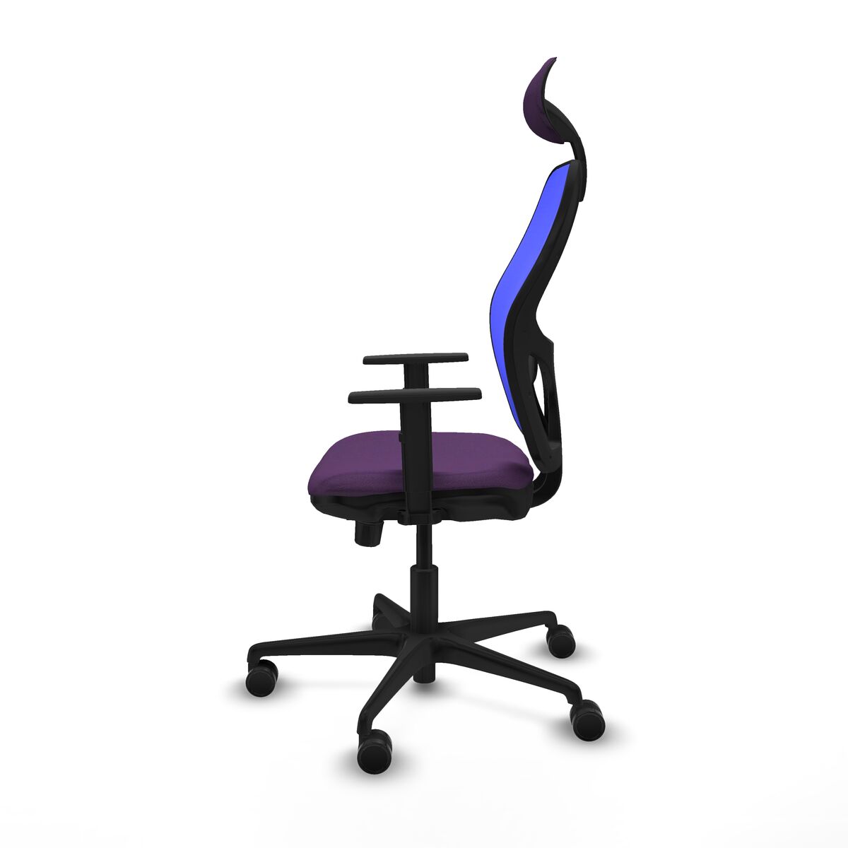 Silla de Oficina con Cabecero Jorquera Piqueras y Crespo 1D036N1 Morado