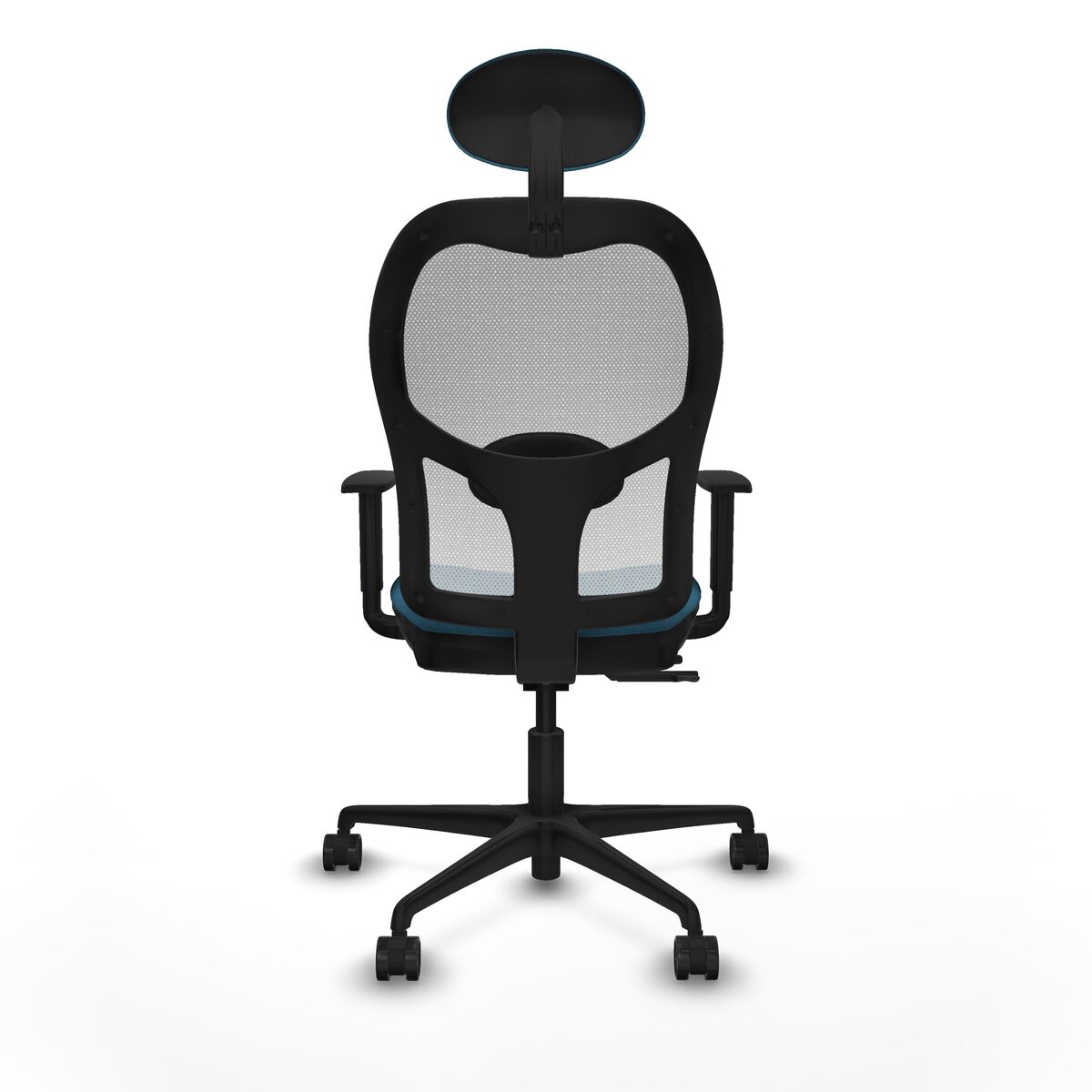 Silla de Oficina con Cabecero Jorquera Piqueras y Crespo 1D036N1 Verde petróleo