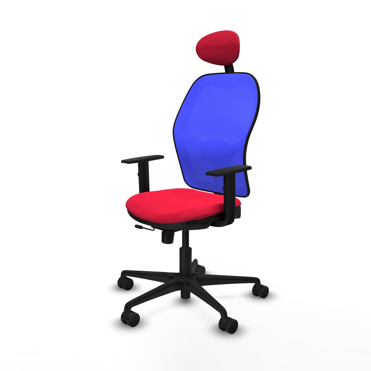 Silla de Oficina con Cabecero Jorquera Piqueras y Crespo 1D036N1 Rojo