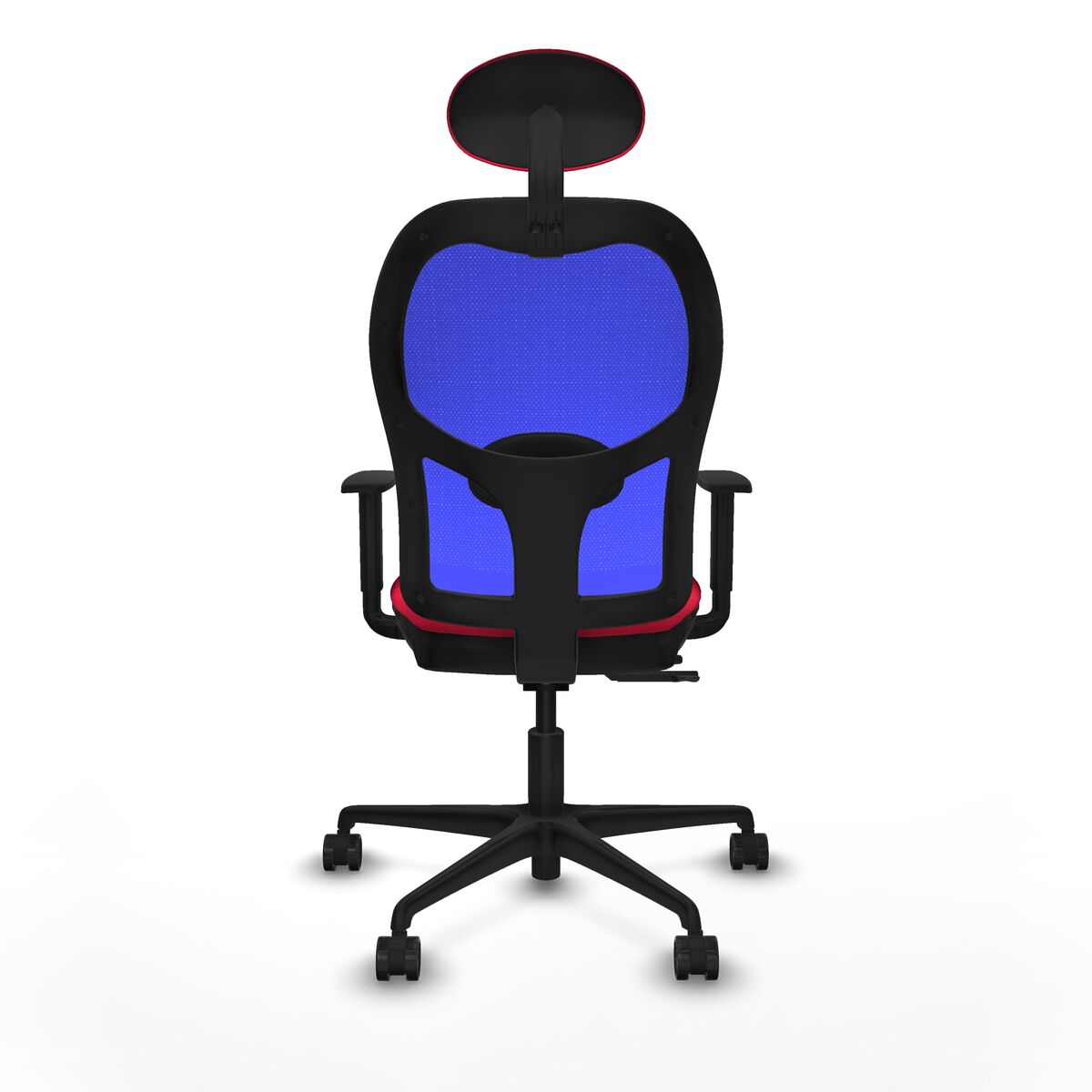 Silla de Oficina con Cabecero Jorquera Piqueras y Crespo 1D036N1 Rojo