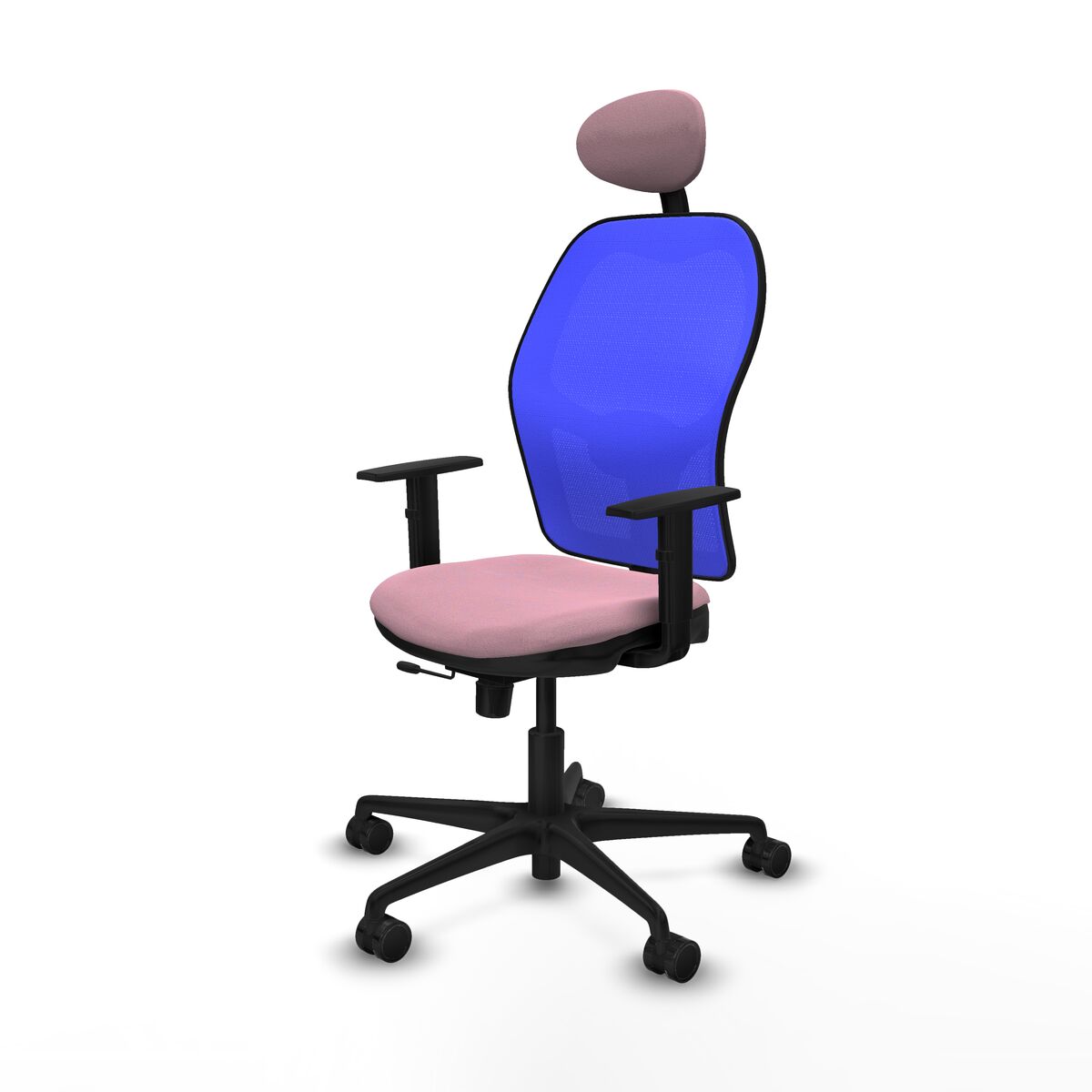 Silla de Oficina con Cabecero Jorquera Piqueras y Crespo 1D036N1 Rosa