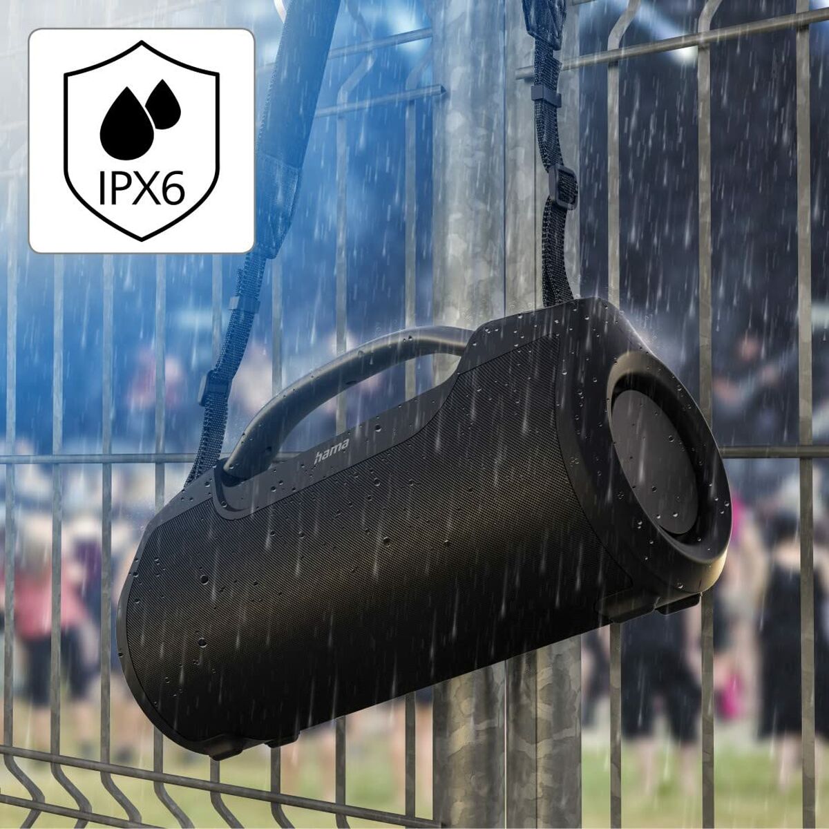 Altavoz Bluetooth Portátil Hama 00188217 Negro 60 W