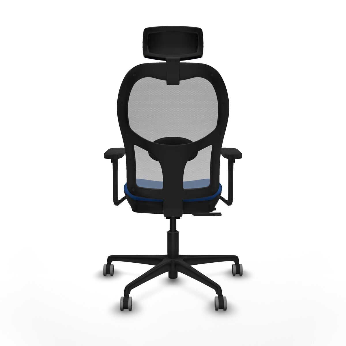 Silla de Oficina con Cabecero Jorquera Piqueras y Crespo 3D036G2 Azul