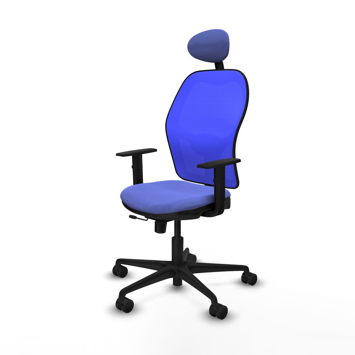 Silla de Oficina con Cabecero Jorquera Piqueras y Crespo 1D036N1 Azul claro