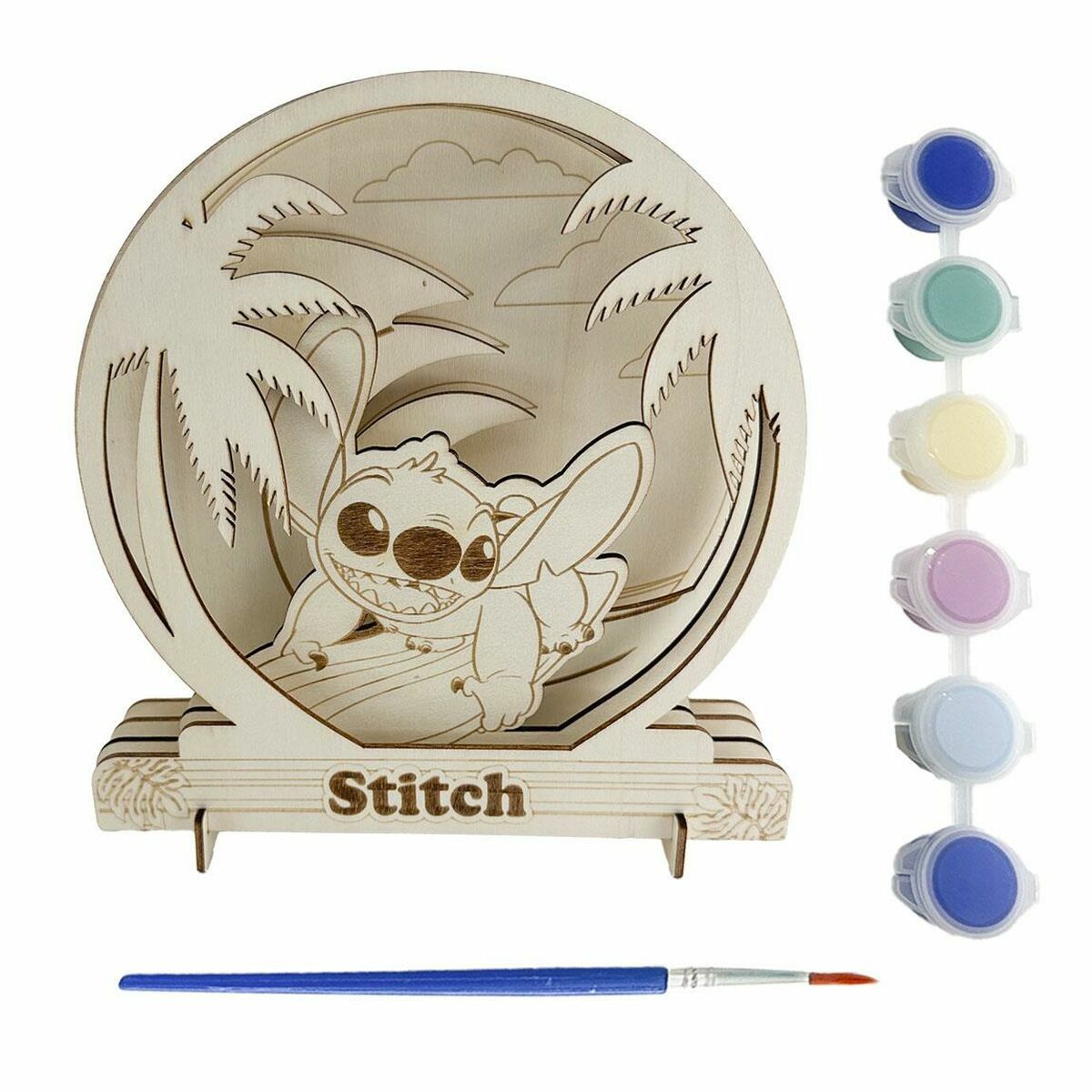 Set de Manualidades Stitch Madera