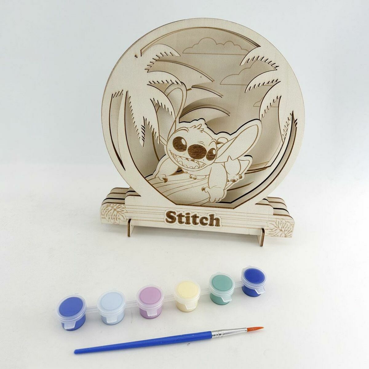 Set de Manualidades Stitch Madera