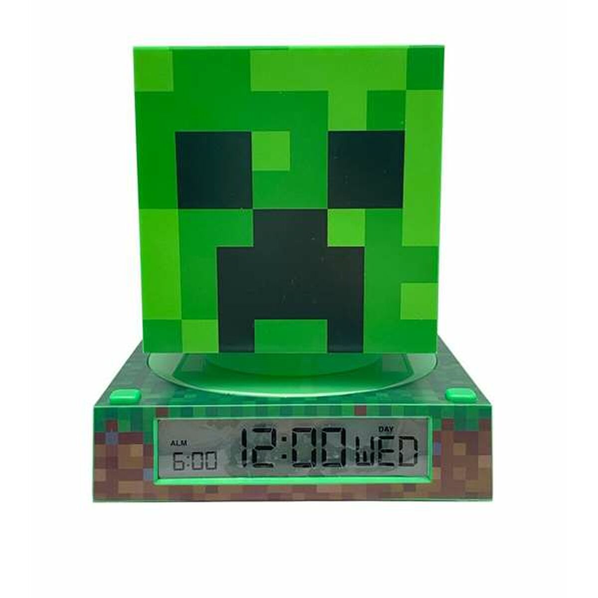 Lámpara de mesa Minecraft Verde