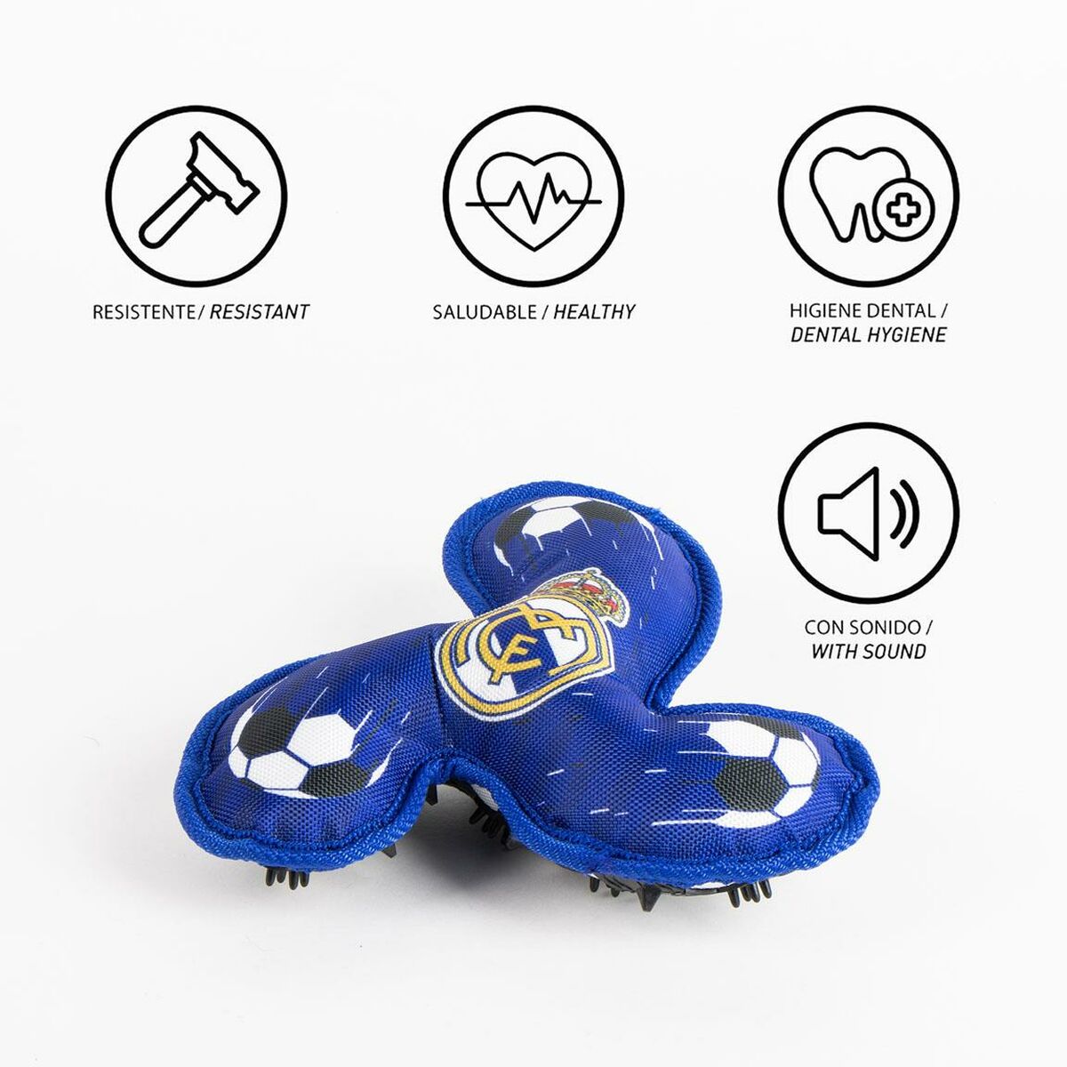 Juguete para perros Real Madrid C.F. Azul 23,0 x 23,0 x 3,0 cm