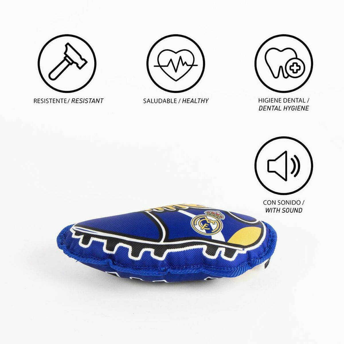 Juguete para perros Real Madrid C.F. Azul 10 x 30 x 7 cm Real Madrid Animales