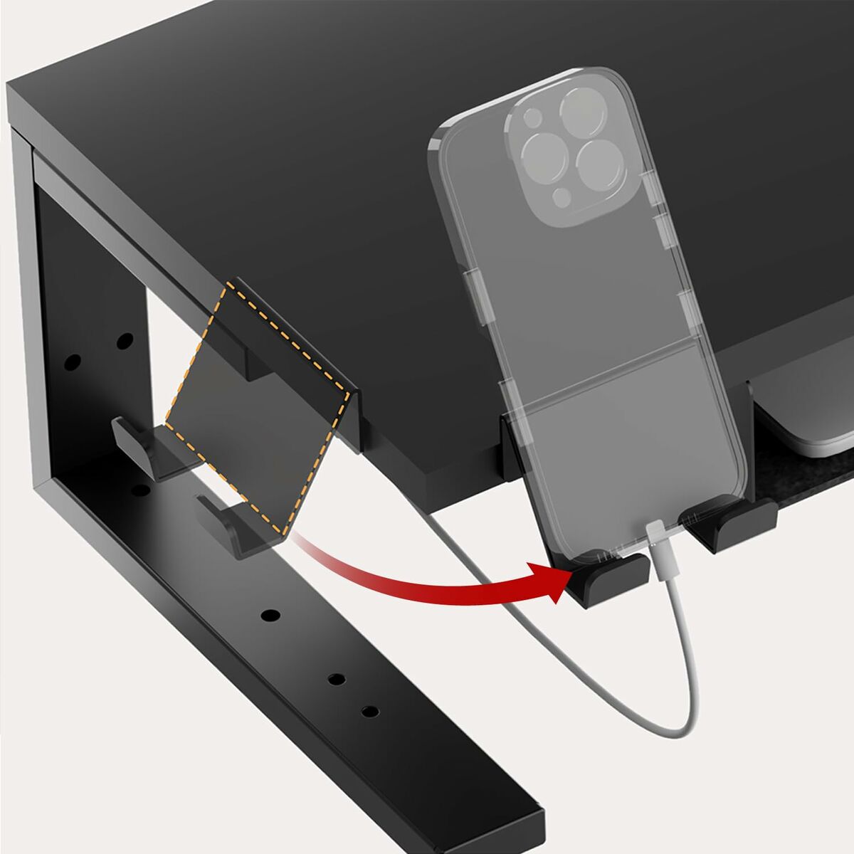 Soporte de Mesa para Pantalla Ergo Office ER-303 B