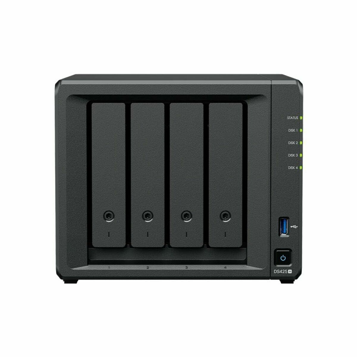 Almacenamiento en Red NAS Synology DS425+ Negro Intel Celeron J4125