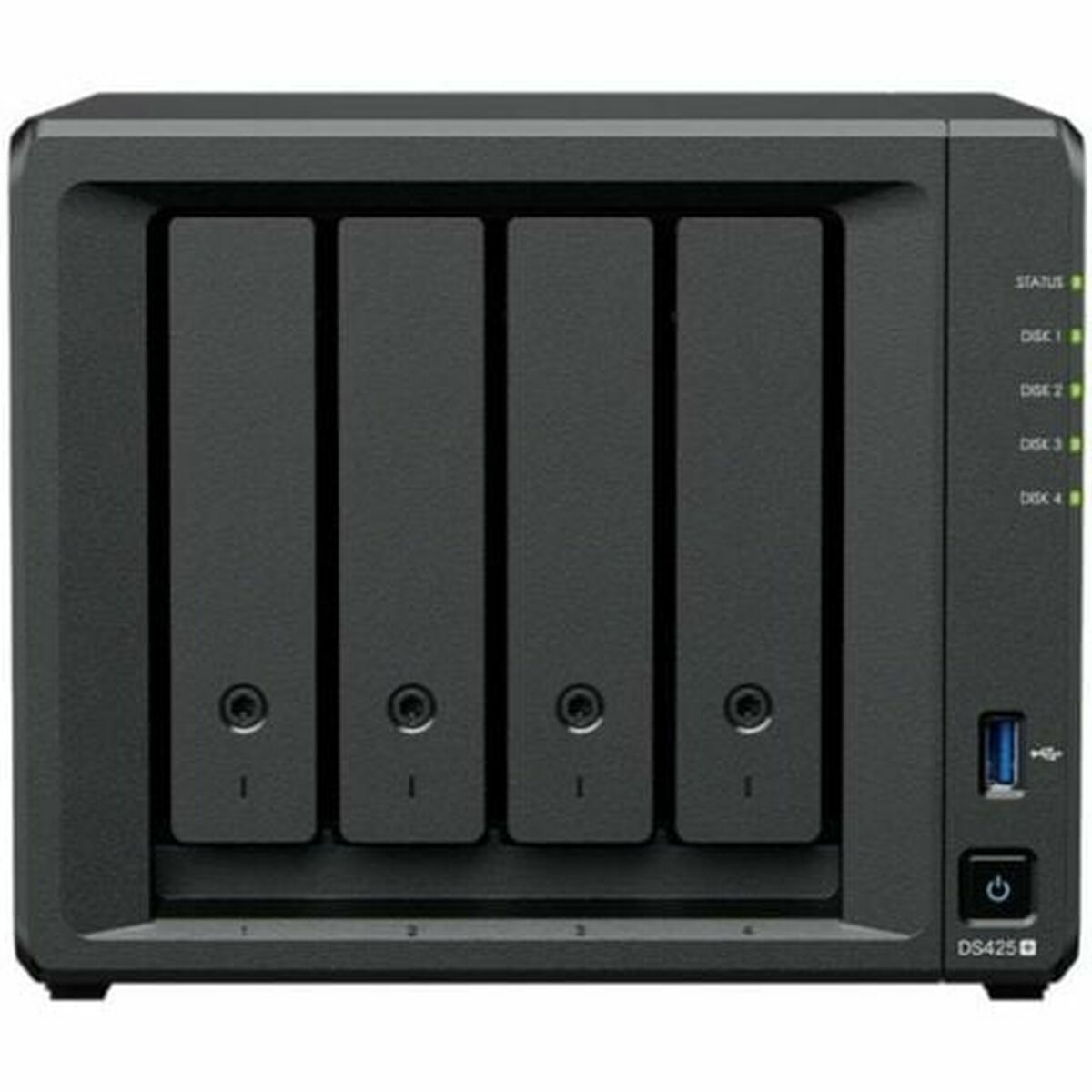 Almacenamiento en Red NAS Synology DS425+ Negro Intel Celeron J4125
