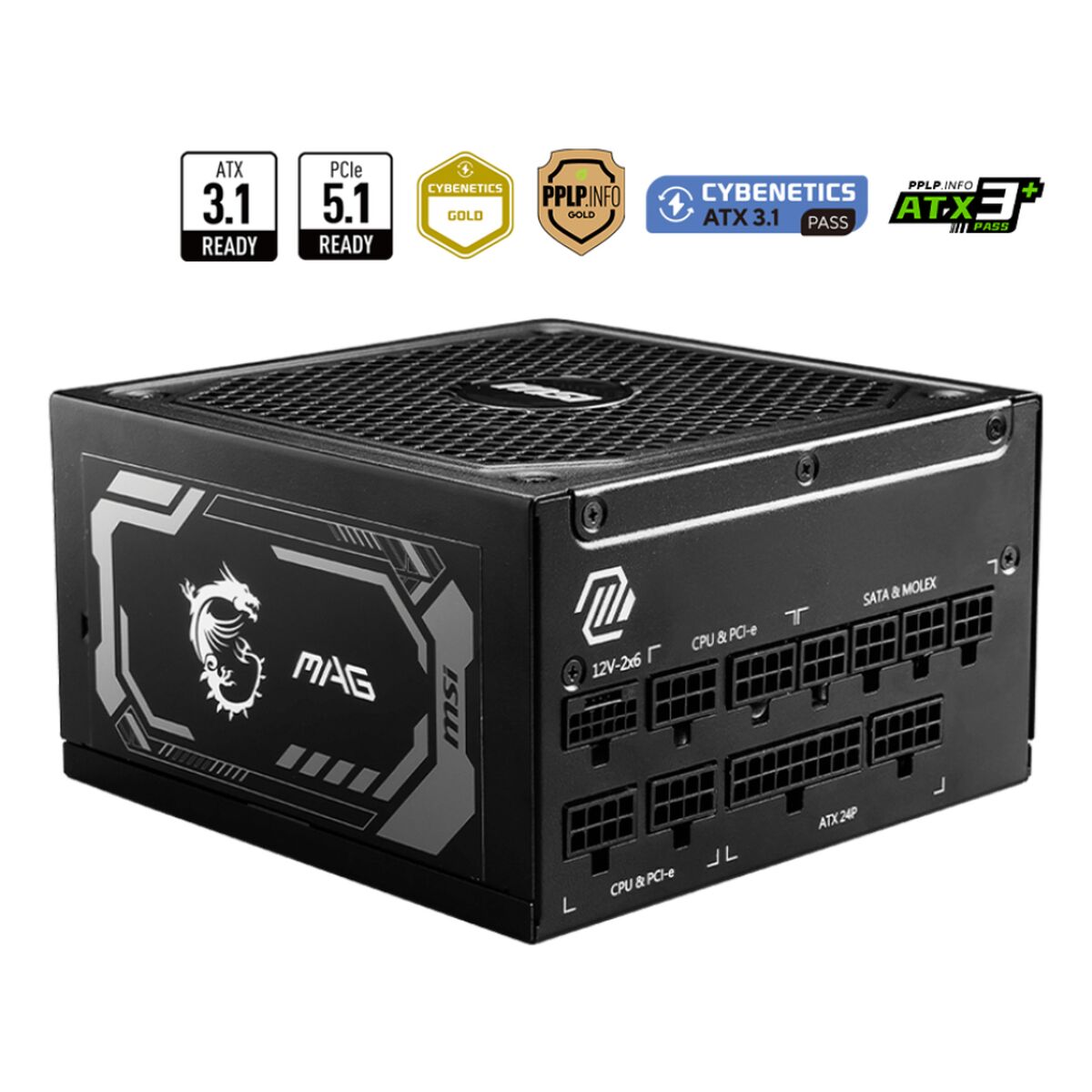 Fuente de Alimentación MSI 306-7ZP9B11-CE0 1000 W ATX 80 Plus Gold