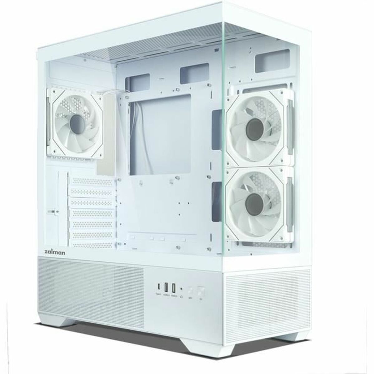 Caja Semitorre ATX Zalman CHRONIX WHITE Blanco