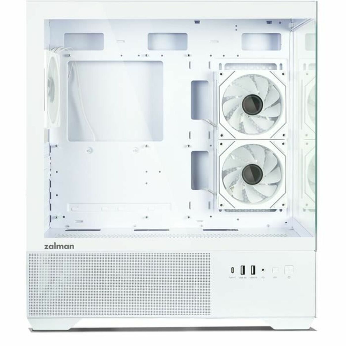 Caja Semitorre ATX Zalman CHRONIX WHITE Blanco