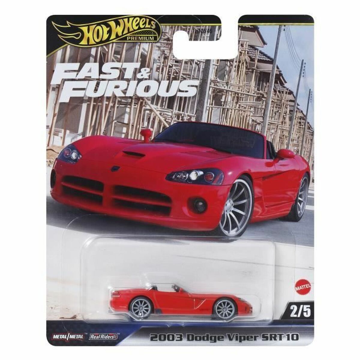 Coche de juguete Hot Wheels Fast & Furious