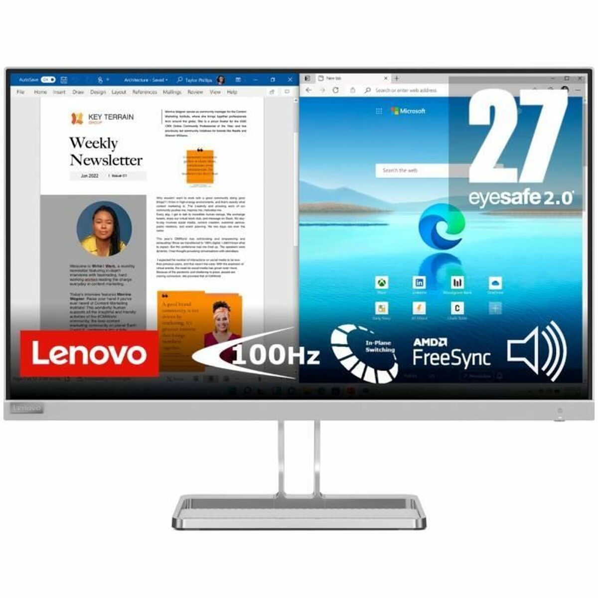 Monitor Gaming Lenovo L27i-40 27" Full HD