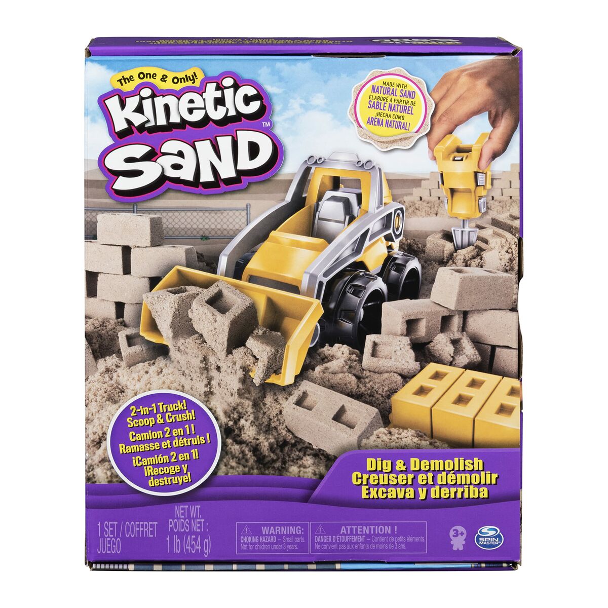 Juego de Plastilina Kinetic Sand Fast & Furious