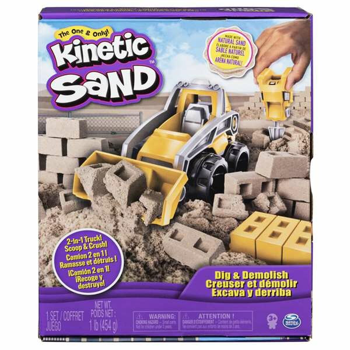 Juego de Plastilina Kinetic Sand Fast & Furious