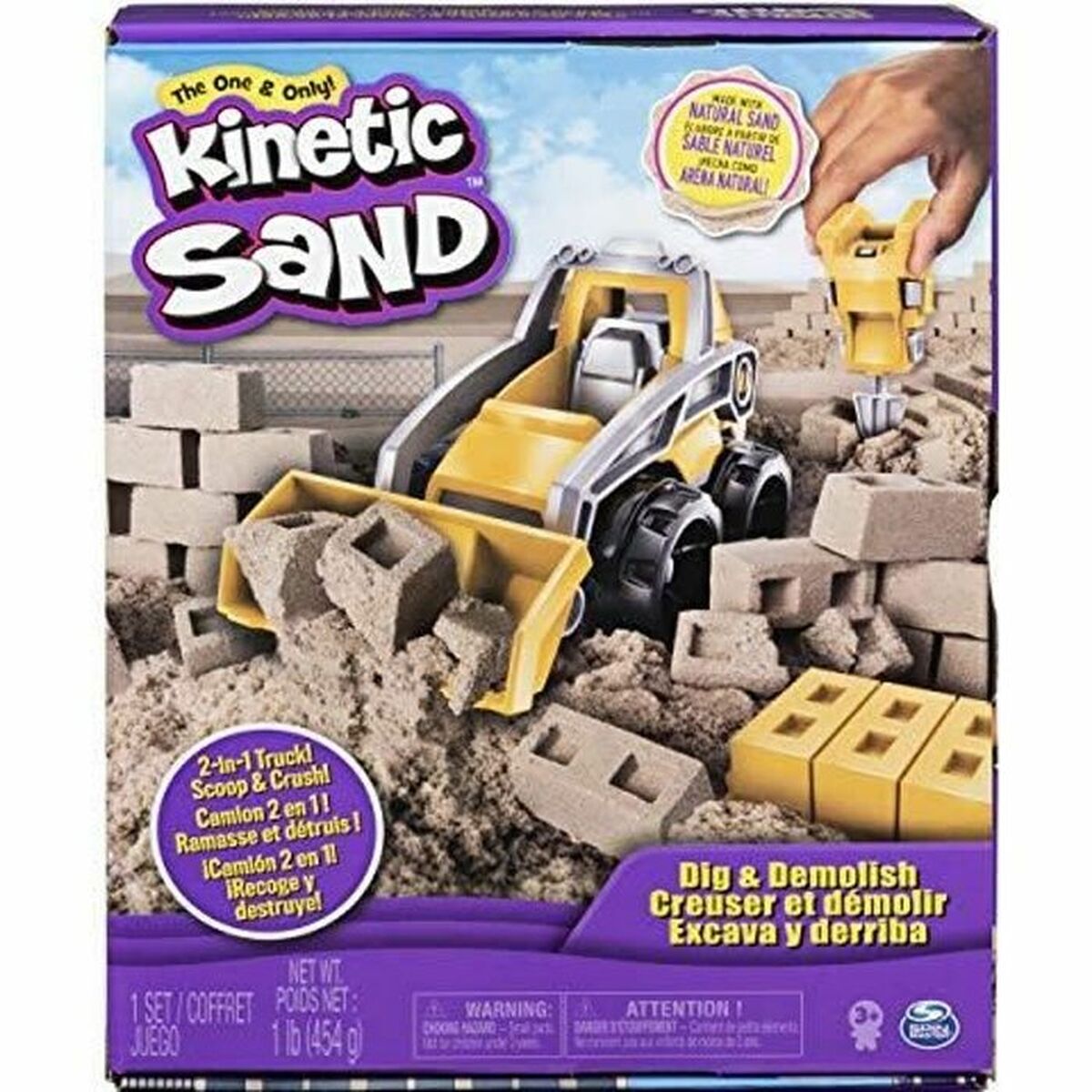 Juego de Plastilina Kinetic Sand Fast & Furious