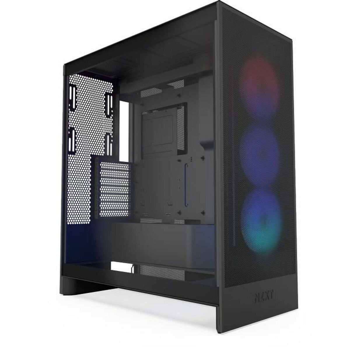 Caja Semitorre ATX NZXT H7 Flow RGB Midi Negro