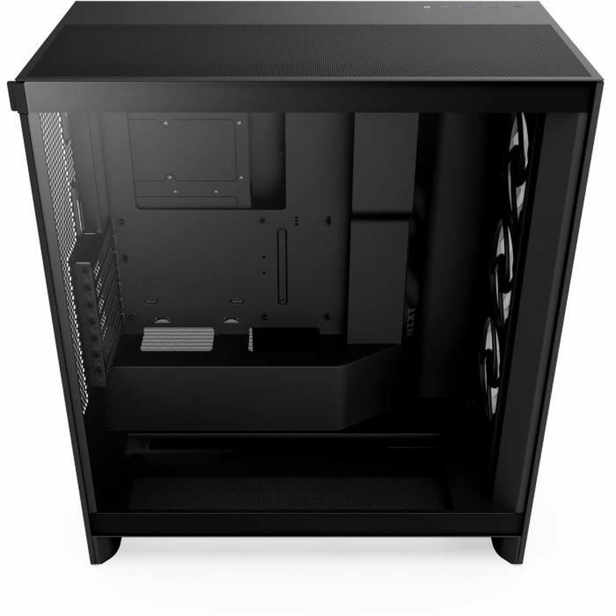 Caja Semitorre ATX NZXT H7 Flow RGB Midi Negro