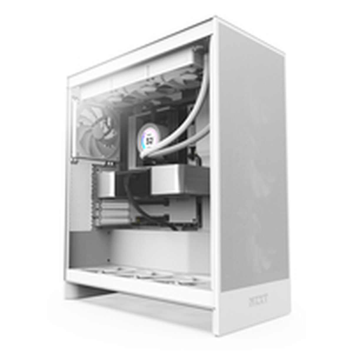 Caja Semitorre ATX NZXT H7 Flow Midi Blanco