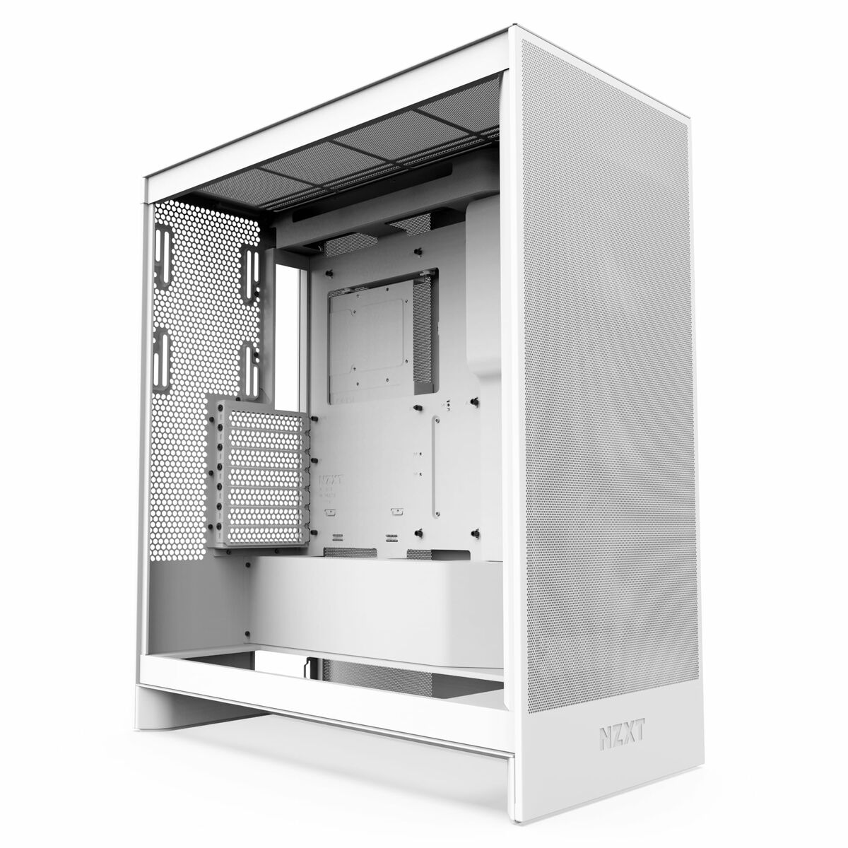 Caja Semitorre ATX NZXT H7 Flow Midi Blanco