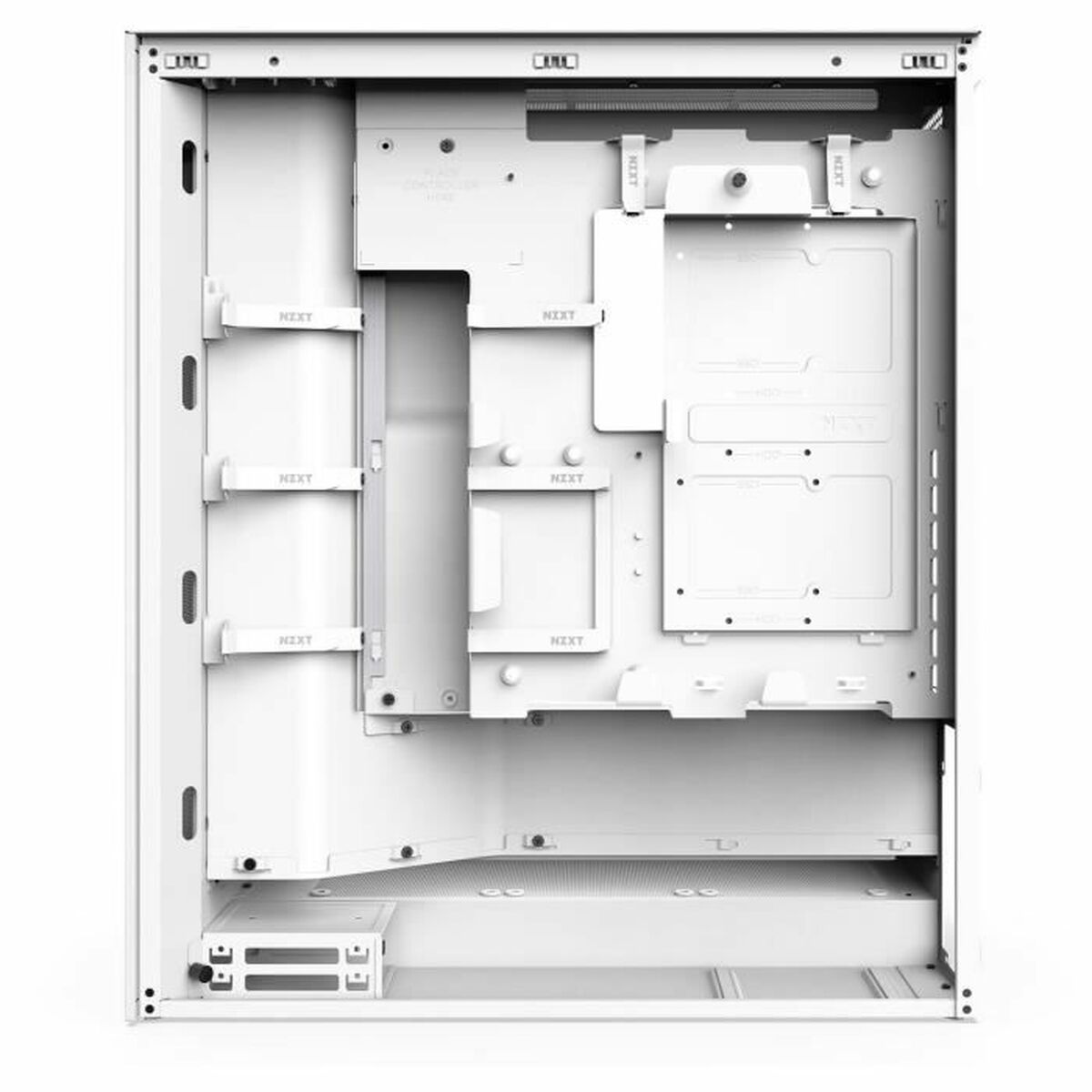 Caja Semitorre ATX NZXT H7 Flow Midi Blanco
