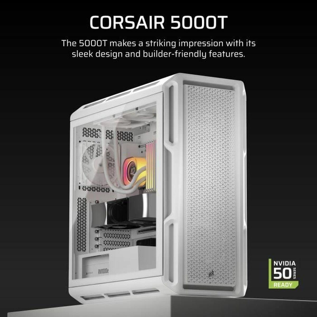 Caja Semitorre ATX Corsair CC-9011301-WW Blanco