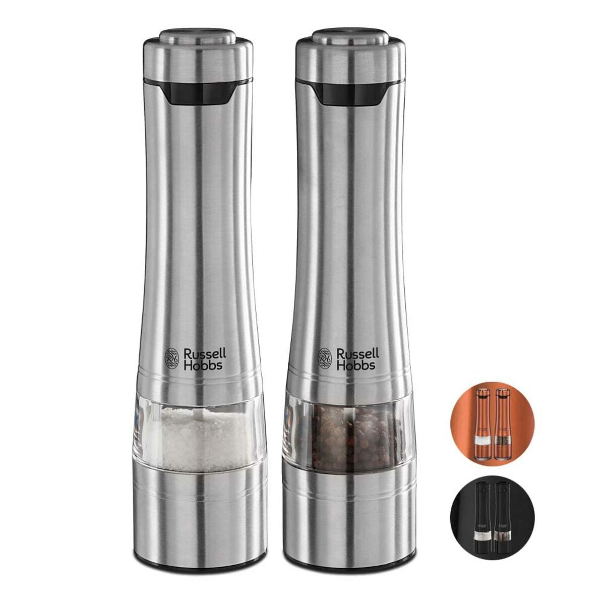 Molinillo para Especias Russell Hobbs 23460-56 Plateado (2 Unidades)