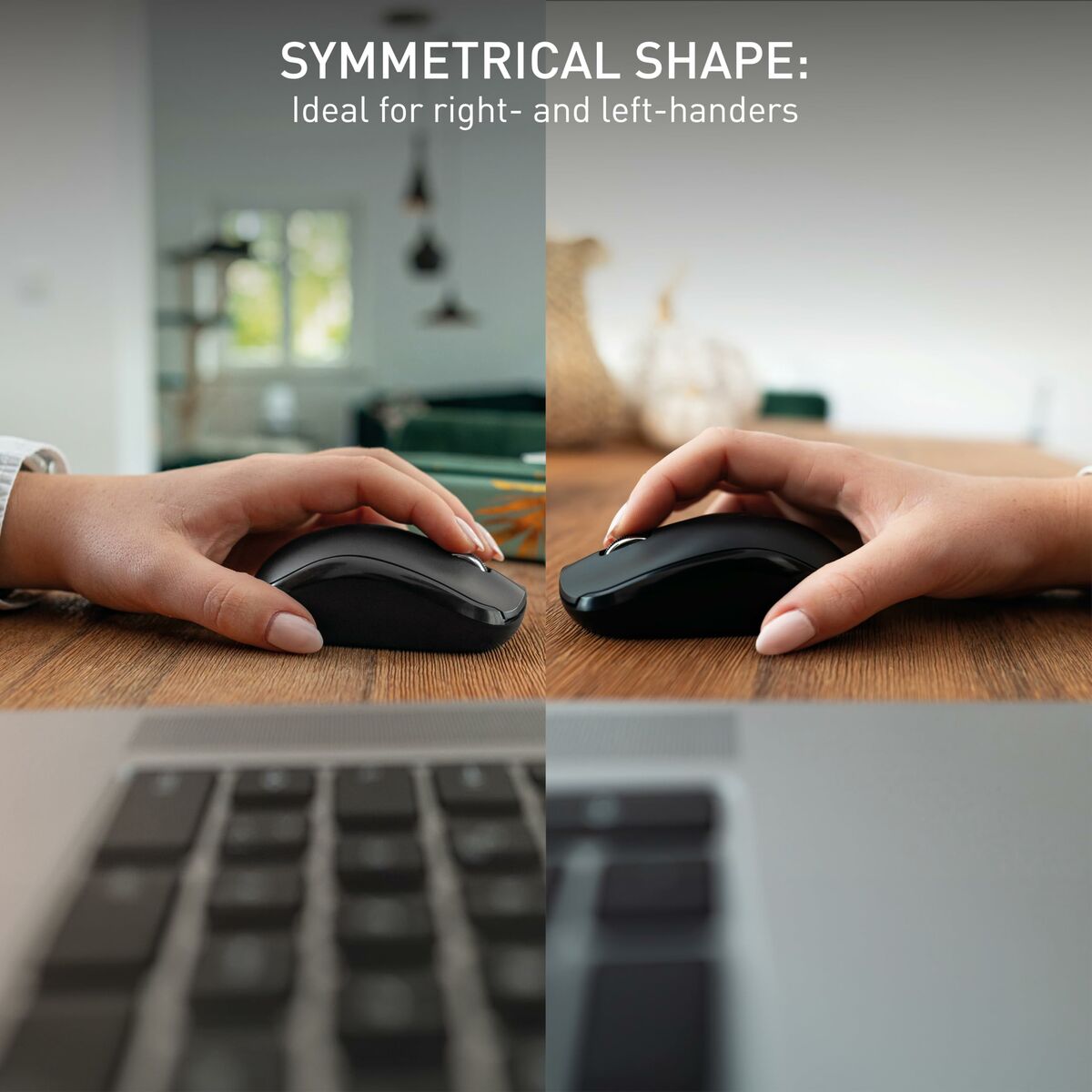 Ratón Cherry JW-T2200-2 Negro